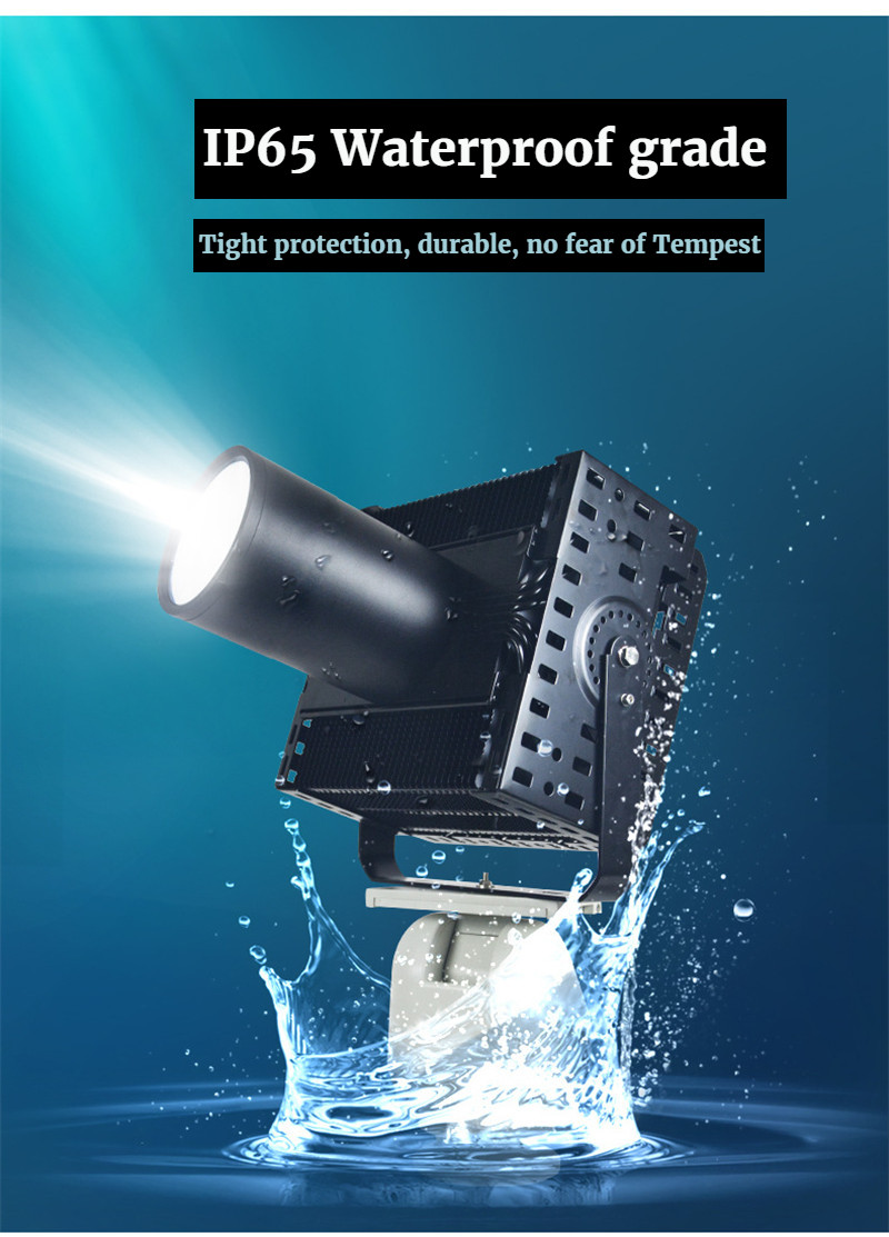 Floodligh Tower Chandelier Searchlight Outdoor Remote Spotlight Lighting Lamps for Ship Terminal Port Prison Vegetable Field