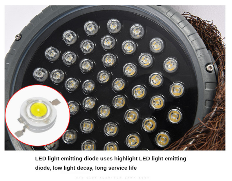 24W 36W 48W Tree Lighting Bird&#39;s Nest Tree Light Xmas Garden Lamp Garden Lighting Landscape Decor Lights for Patio Pathway Yard