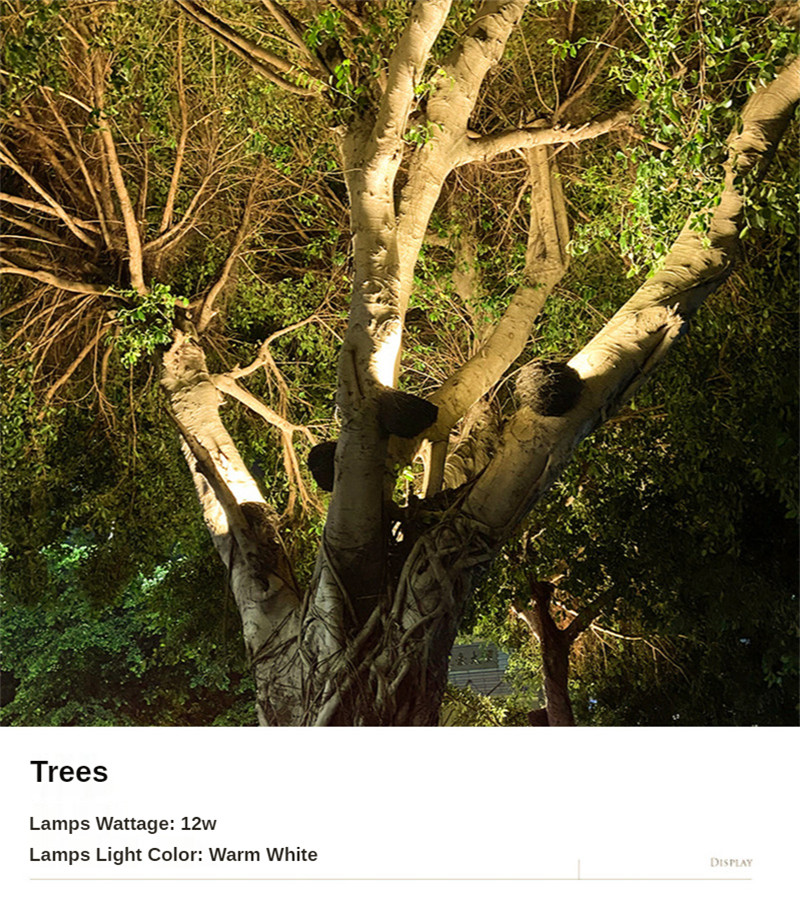 24W 36W 48W Tree Lighting Bird&#39;s Nest Tree Light Xmas Garden Lamp Garden Lighting Landscape Decor Lights for Patio Pathway Yard