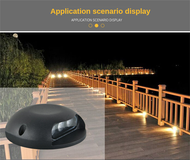 Trail Lights Corner Lights Waterproof Led Spot Stair Light Outdoor Led Underground Light for Walls Corridor Square Stair Park