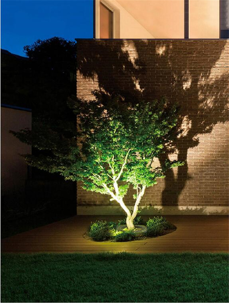 60W Low Voltage Landscape Lighting Pillar Lamp Landscape Lights for Lawn Patio Pathway Yard Garden Spotlight RGB Ip65 Tree Light