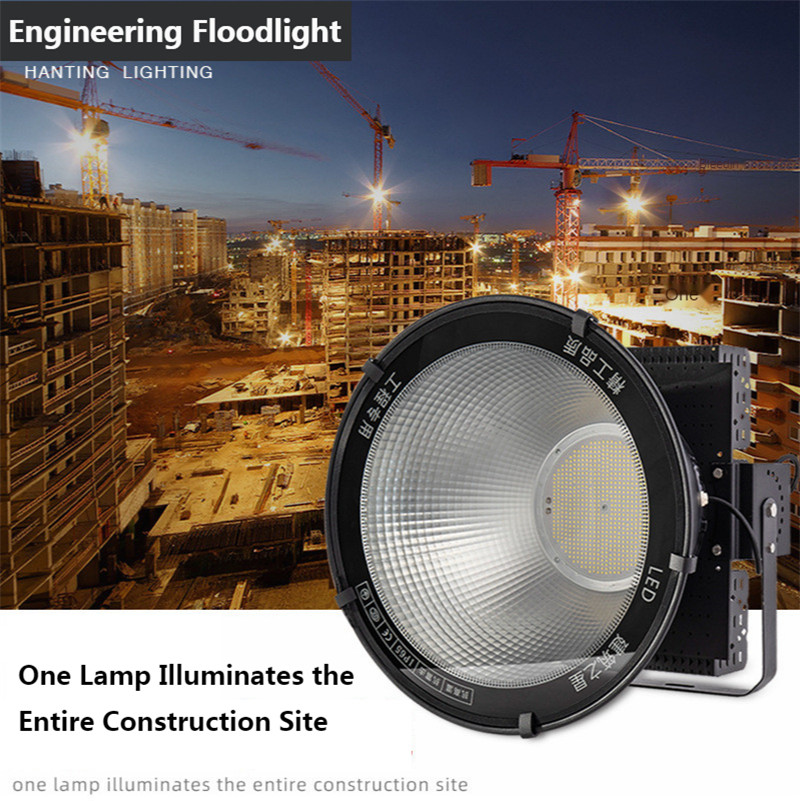 Led Tower Crane Lamp Construction Construction Site Light Outdoor Spotlight Waterproof Projection Searchlight Led Floodlight