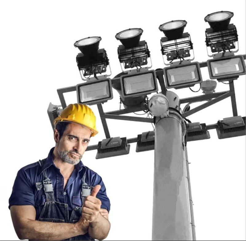 Led Outdoor Floodlight Factory Floor Lighting Warehouse Lighting Lane Road Lights Illuminated Dock Lights 200W 300W 400W 500W