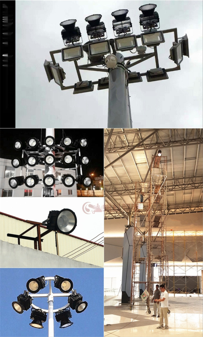 Led Outdoor Floodlight Factory Floor Lighting Warehouse Lighting Lane Road Lights Illuminated Dock Lights 200W 300W 400W 500W