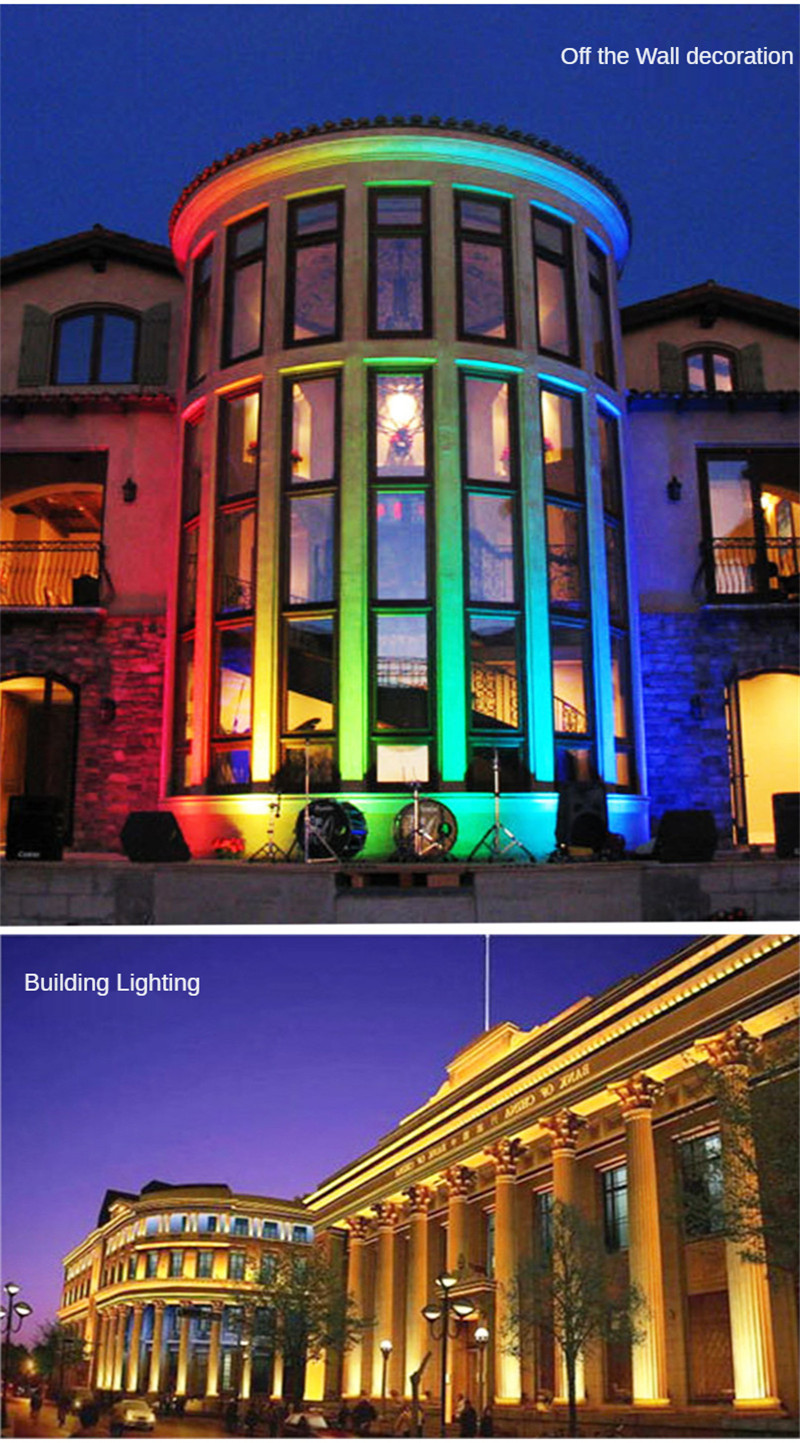 Floodlight Tree Light LED Colorful RGB Remote Control Park Landscape Lights Garden Light Flower Grass Outdoor Lighting 15W 25W