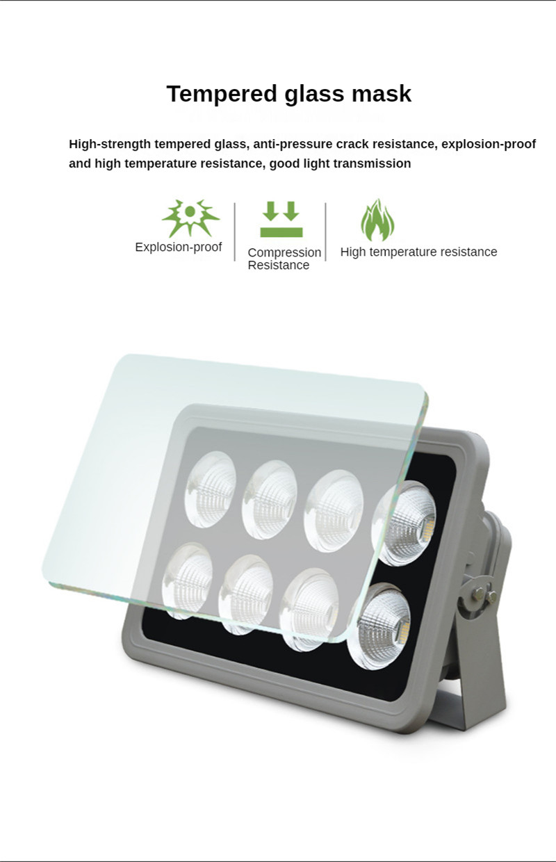 Led Spotlight Outdoor Led Flood Light Street Lamp IP65 Waterproof Super Bright Blue Stadium Light Square Lights 300W 400W 500W