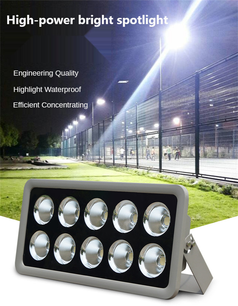 Led Spotlight Outdoor Led Flood Light Street Lamp IP65 Waterproof Super Bright Blue Stadium Light Square Lights 300W 400W 500W