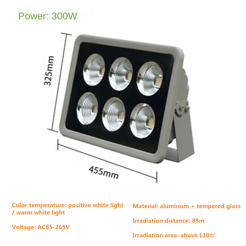 Led Spotlight Outdoor Led Flood Light Street Lamp IP65 Waterproof Super Bright Blue Stadium Light Square Lights 300W 400W 500W