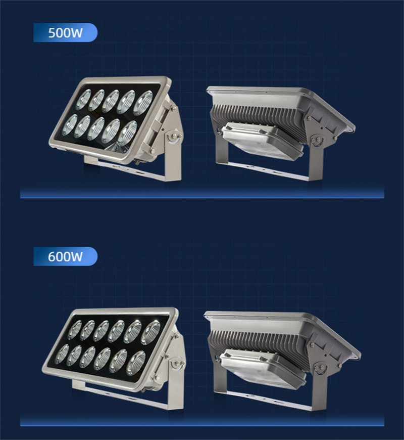 Outdoor Lighting IP65 Waterproof High Power Floodlight Spotlight Led Square High Pole Lights Stadium Lights Billboard Projection