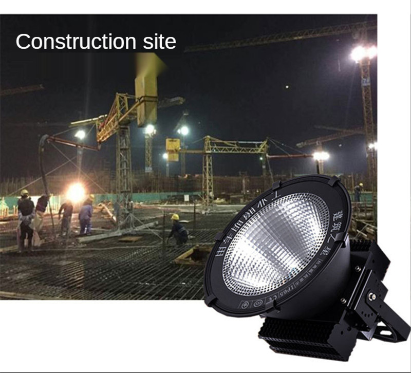 LED Floodlight Outdoor Waterproof Court Construction Site Lights Wharf Tower Crane Project Outdoor Lighting 300W 400W Spotlight