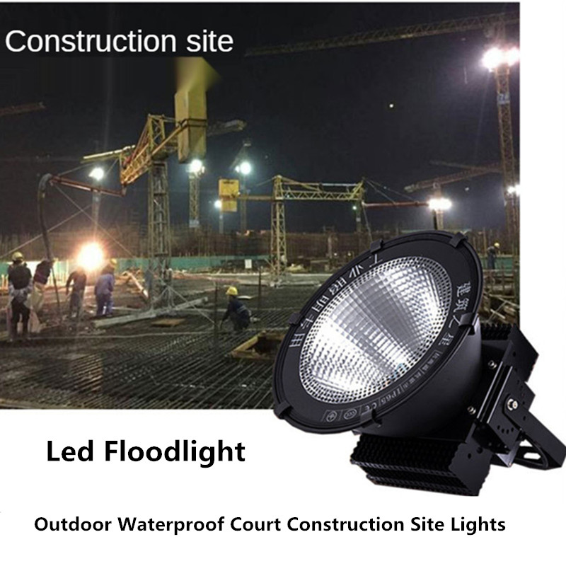 LED Floodlight Outdoor Waterproof Court Construction Site Lights Wharf Tower Crane Project Outdoor Lighting 300W 400W Spotlight