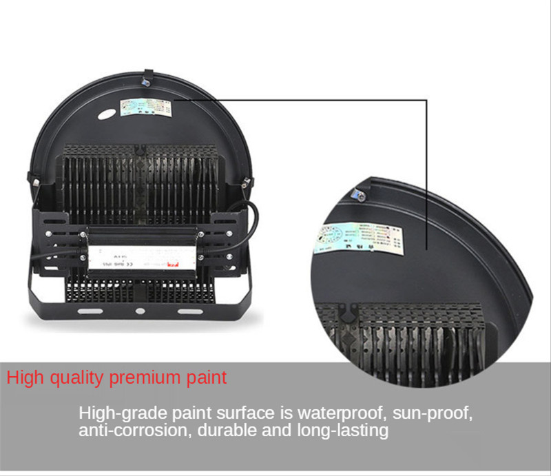 LED Floodlight Outdoor Waterproof Court Construction Site Lights Wharf Tower Crane Project Outdoor Lighting 300W 400W Spotlight