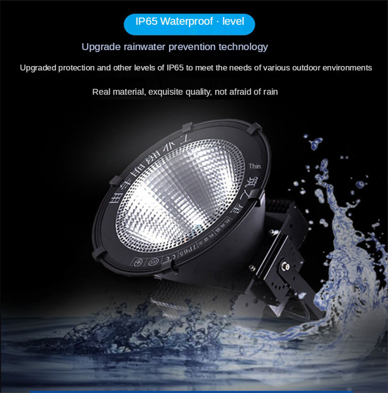 LED Floodlight Outdoor Waterproof Court Construction Site Lights Wharf Tower Crane Project Outdoor Lighting 300W 400W Spotlight