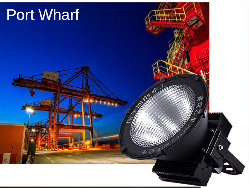 LED Floodlight Outdoor Waterproof Court Construction Site Lights Wharf Tower Crane Project Outdoor Lighting 300W 400W Spotlight