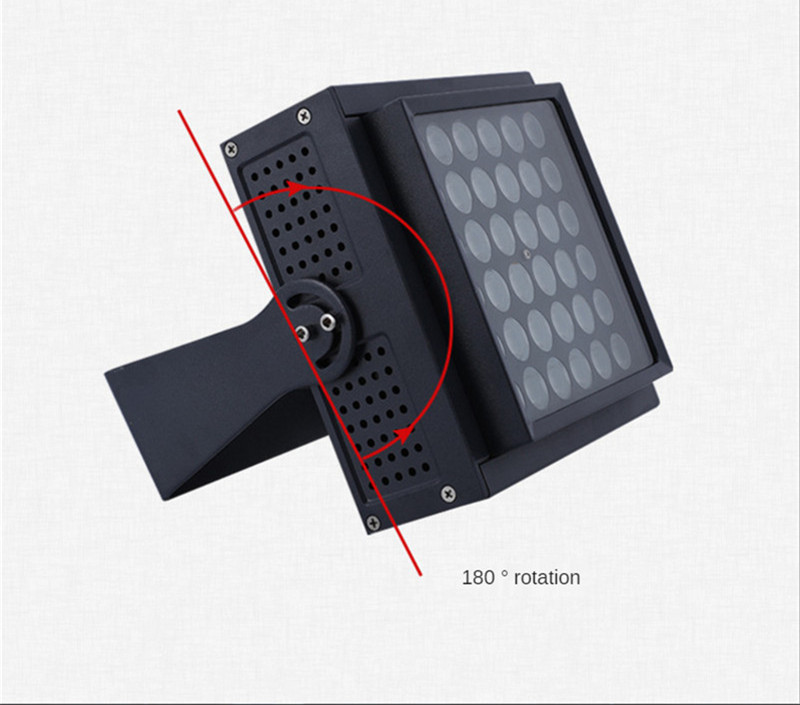 RGB Floodlight Outdoor Lighting Project Building Body Bridge Square LED Flood Light Outdoor Landscape Tree Light 36W DC24V Lamps