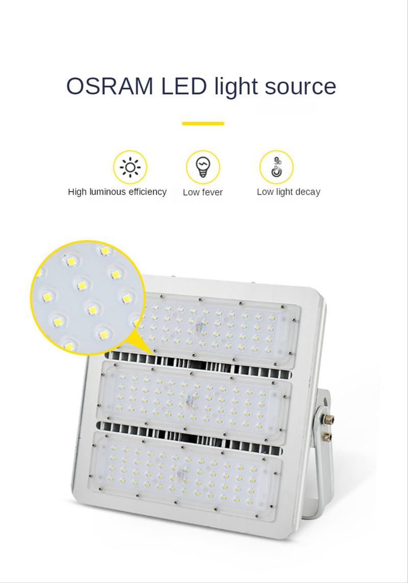 Module Tunnel Light Floodlight Street Lamp Led Spotlight Outdoor Lighting Waterproof Stadium Lights PVC Face Mask 100W 150W 200W