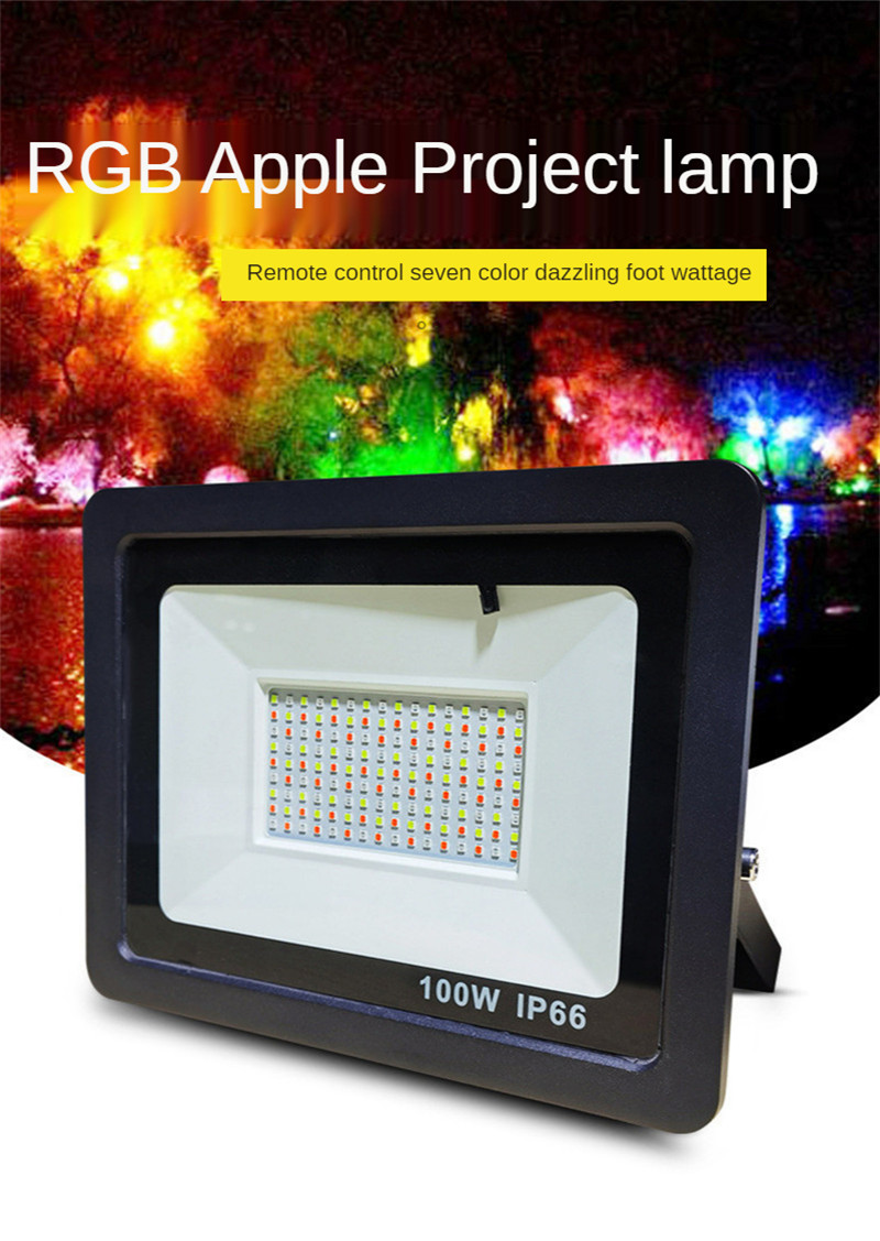Outdoor Landscape Lighting Floodlight Led Spotlight Outdoor Waterproof Led 30W RGB Garden Park Rgb Atmosphere Lights 10W 20W 50W