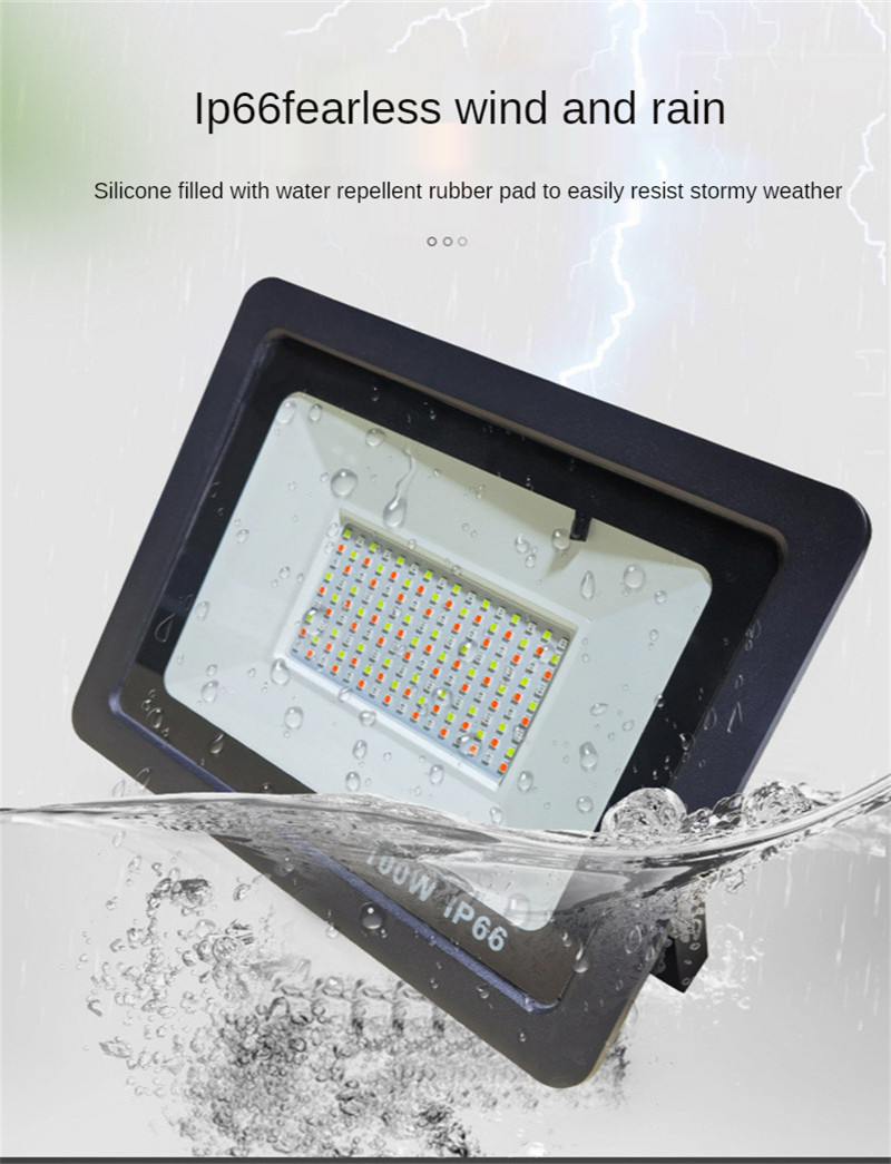 Outdoor Landscape Lighting Floodlight Led Spotlight Outdoor Waterproof Led 30W RGB Garden Park Rgb Atmosphere Lights 10W 20W 50W