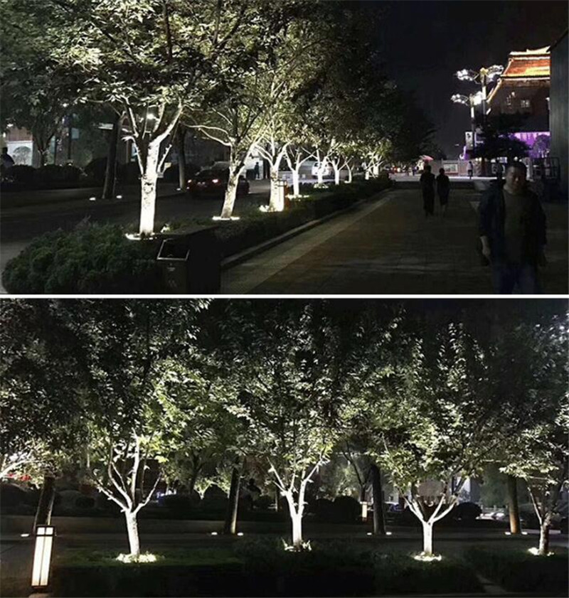 Pillar Lamp Park Outdoor Garden Lighting Landscape Garden Colorful Tree Lights DC24V 48W 60W IP65 Waterproof Lawn Lamp Column