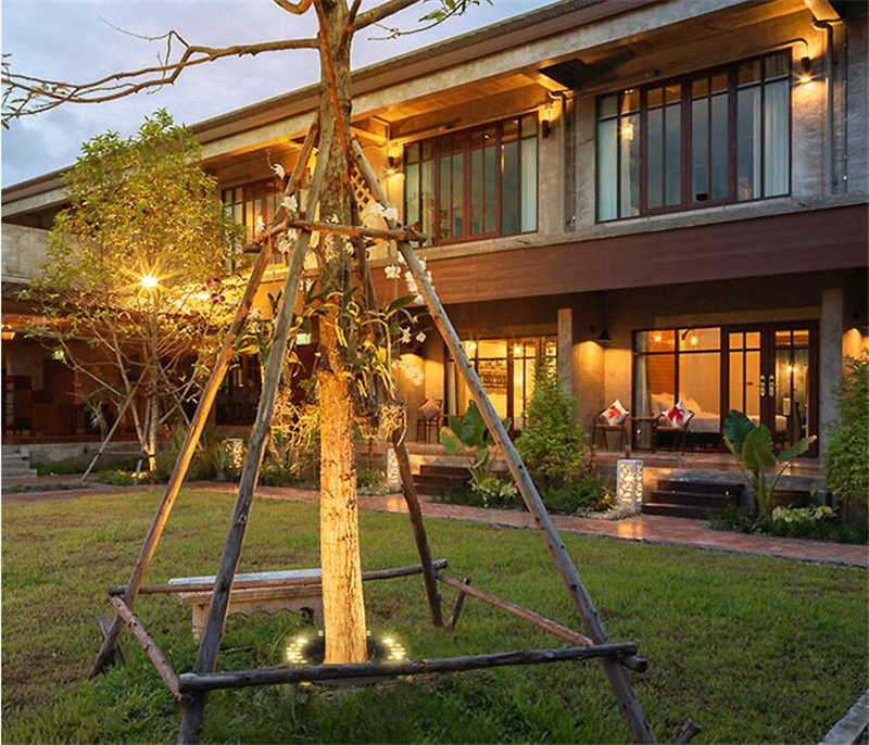 Pillar Lamp Park Outdoor Garden Lighting Landscape Garden Colorful Tree Lights DC24V 48W 60W IP65 Waterproof Lawn Lamp Column