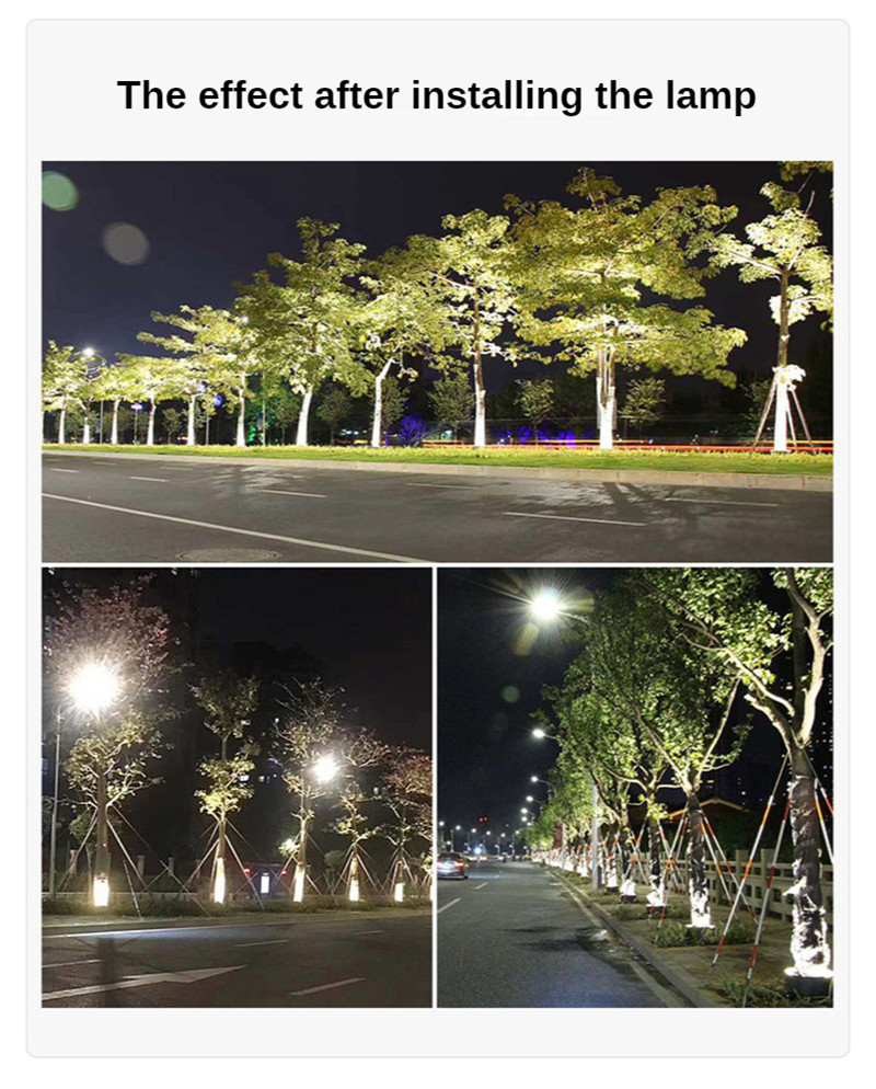 Waterproof Landscape Tree Light Garden Lights Path Lights Garden Lamp Post Lawn Lamp Floor Light Led Terrace 72W 108W 220V Lamps
