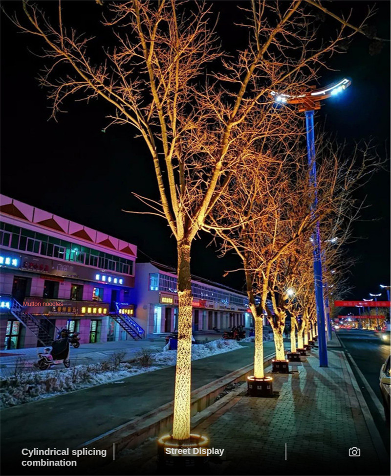 Ground Light Pillar Lights Outdoor Landscape Lighting Rgb Ip65 Waterproof Christmas Garden Park Decoration Lights DC24V Lamp