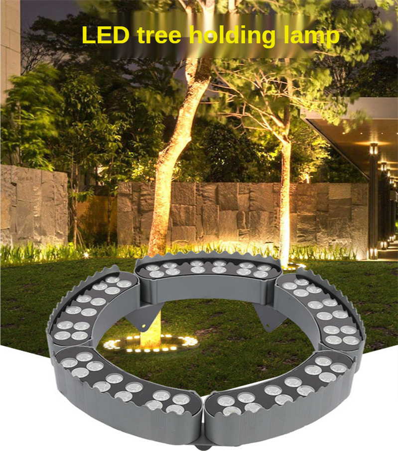 Pillar Lamp Park Outdoor Garden Lighting Landscape Garden Colorful Tree Lights DC24V 48W 60W IP65 Waterproof Lawn Lamp Column