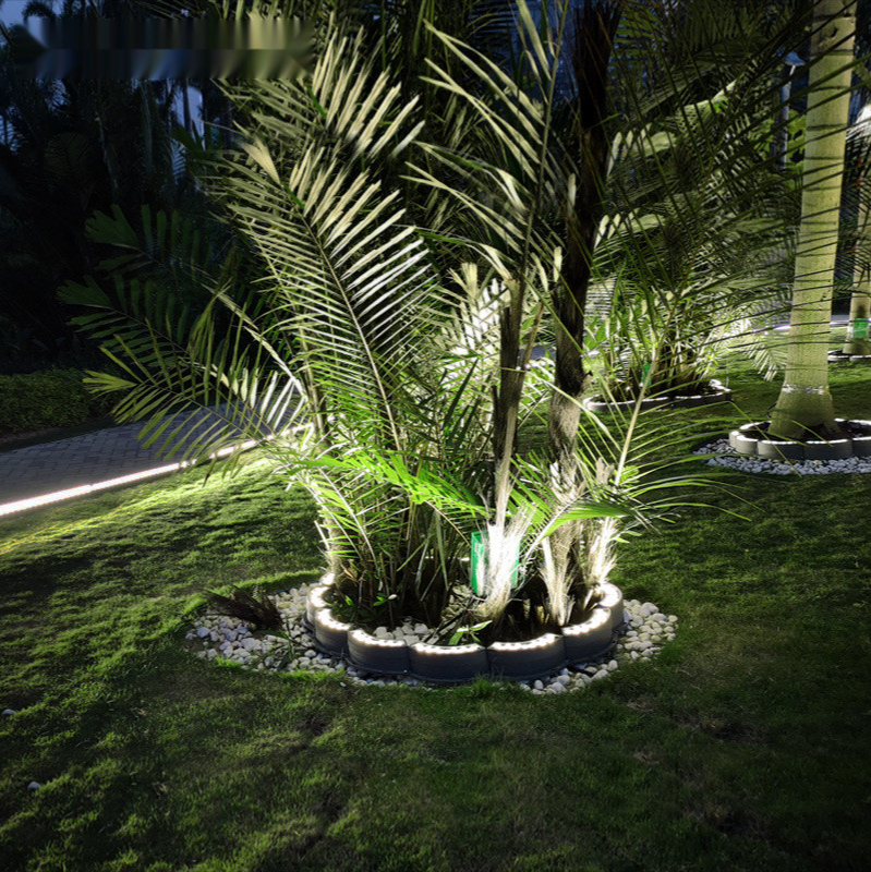 Led Tree Holding Light Circular Pillar Lamp Outdoor Tree Lights Encircle Tree Landscape Lamp IP65 Waterproof 24V 220V 3W Garden