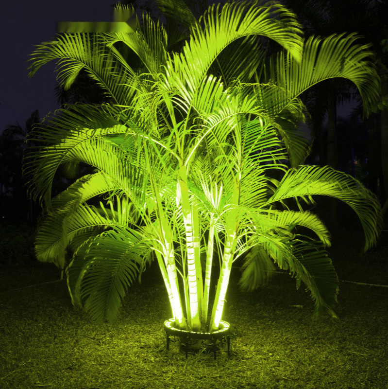 Led Tree Holding Light Circular Pillar Lamp Outdoor Tree Lights Encircle Tree Landscape Lamp IP65 Waterproof 24V 220V 3W Garden