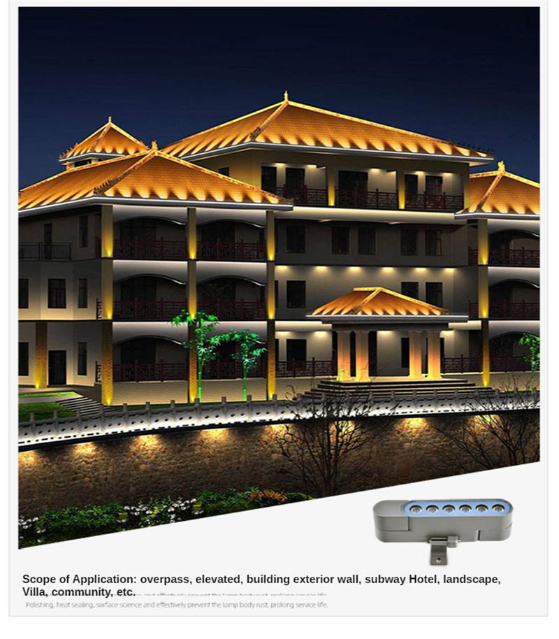 Project outdoor lighting lamp villa landscape lamp IP65 Waterproof Outdoor Engineering Lighting DC24V 220V Garden Trees Lighting