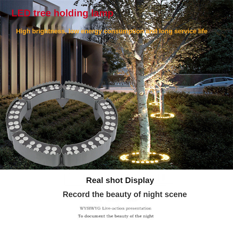 Pillar Lamp Park Outdoor Garden Lighting Landscape Garden Colorful Tree Lights DC24V 48W 60W IP65 Waterproof Lawn Lamp Column