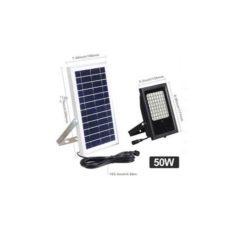 Solar Wall Light Garden Lawn Light 50W Outdoor Waterproof Street Light Garden RGB Floodlight Solar Landscape Light Outdoor Lamp