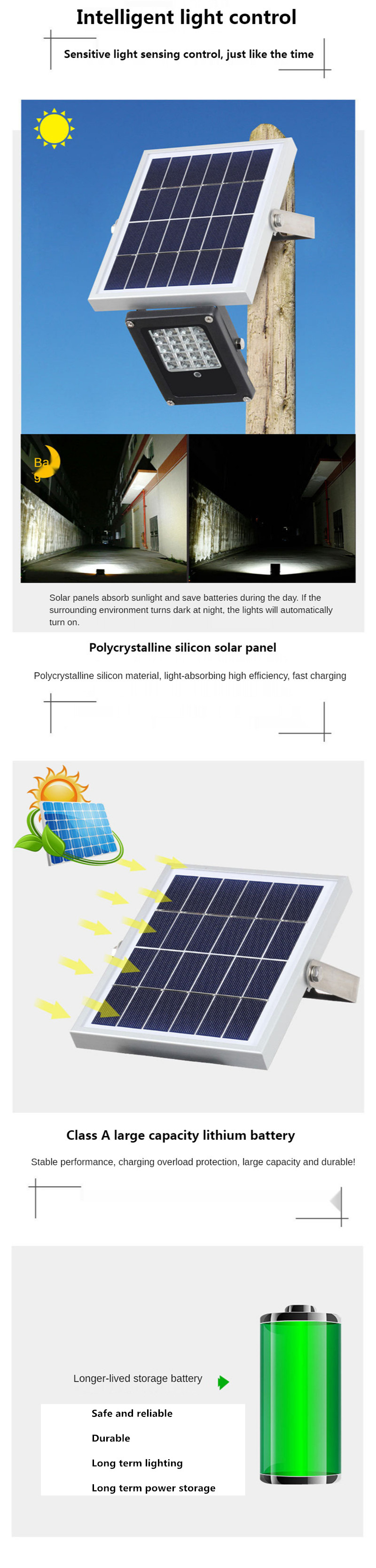 Solar Wall Light Garden Lawn Light 50W Outdoor Waterproof Street Light Garden RGB Floodlight Solar Landscape Light Outdoor Lamp