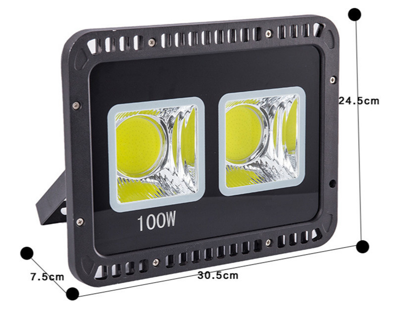 Led Floodlight Garden Led Spotlight External Led Sealed Lamp Waterproof Outdoor Flood Lighting AC220v 100W 200W 300W 400W 500W