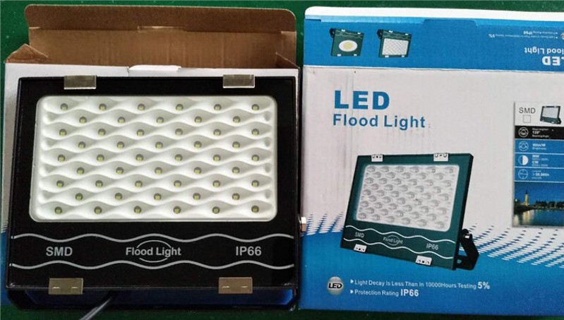 1pc 220V 50W 100W 200W 300W 400W Bouwlamp Led Flood Light Spot Lamp SMD IP65 for Night Construction Parking Indoor/Outdoor Deco