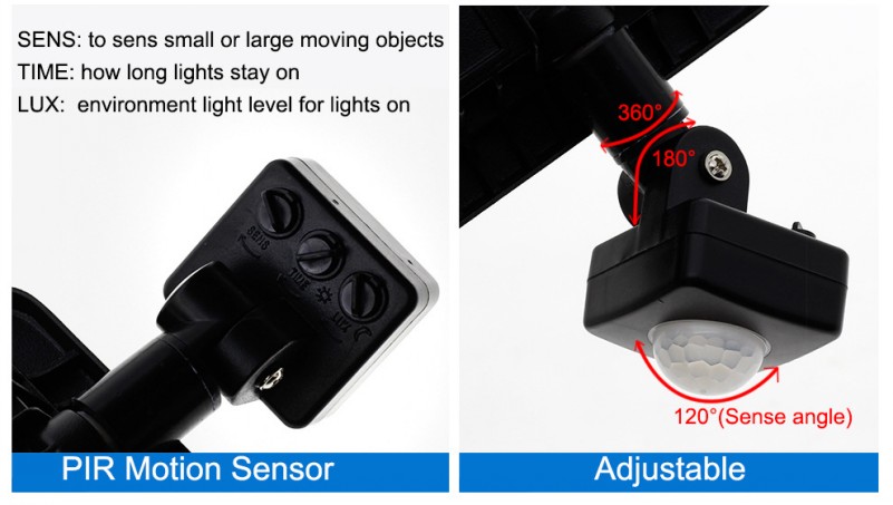 PIR Motion Sensor LED Floodlight 10W 20W 30W 50W 100W 220V Waterproof Outdoor Wall Garden LED Spotlight Reflector Foco Lamp