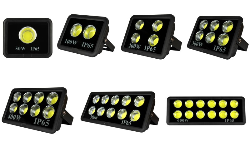 300W 500W Outdoor Floodlights Led Projector Reflector Garden Street Wall Landscape Lamp 50W 100W 200W LED Flood Light Waterproof