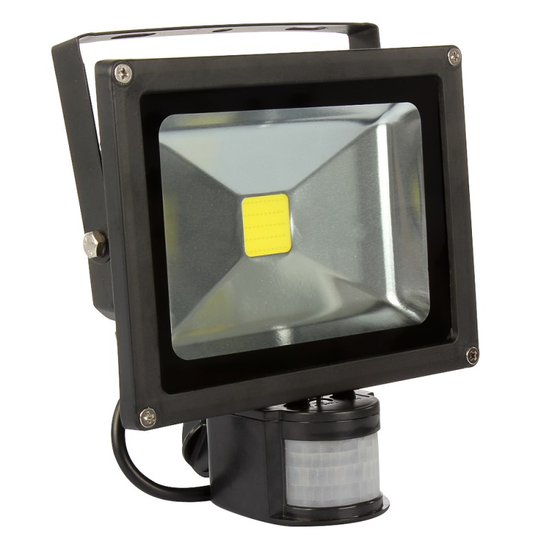 PIR Sensor Led Floodlights 20W 30W 50W Outdoor Lighting Spotlight Led Flood Light Reflector Projector Lamp Waterproof for Garden