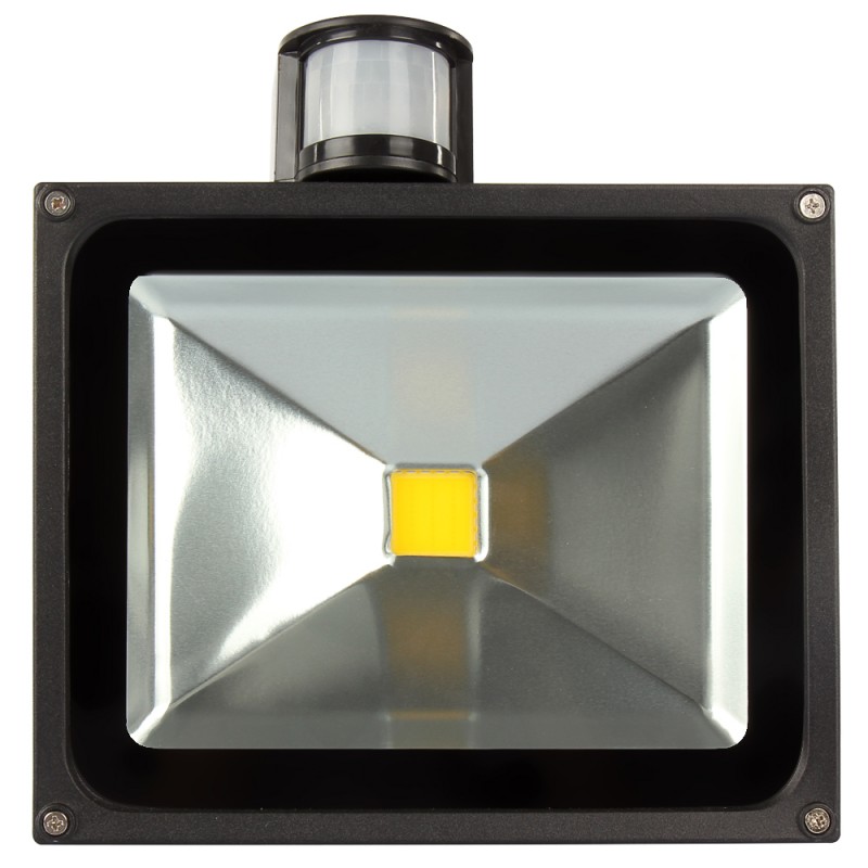 PIR Sensor Led Floodlights 20W 30W 50W Outdoor Lighting Spotlight Led Flood Light Reflector Projector Lamp Waterproof for Garden