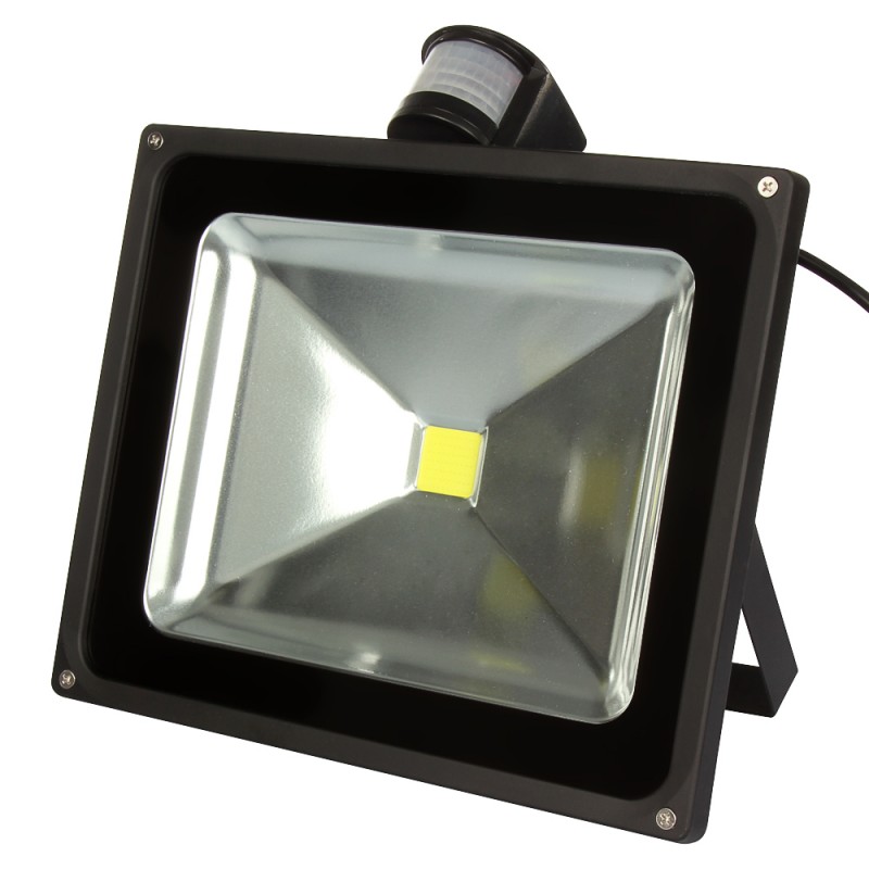 PIR Sensor Led Floodlights 20W 30W 50W Outdoor Lighting Spotlight Led Flood Light Reflector Projector Lamp Waterproof for Garden