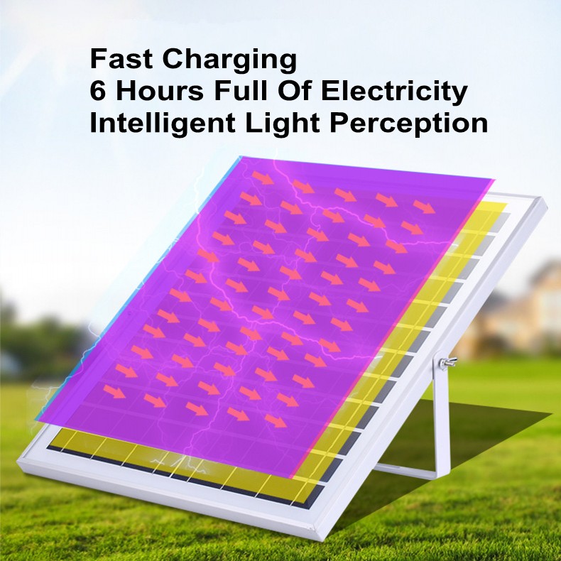 1pc 40W 60W 80W 100W 120W Waterproof Solar Powered LED Flood Light Outdoor Garden Spotlight Solar Floodlights Remote Control