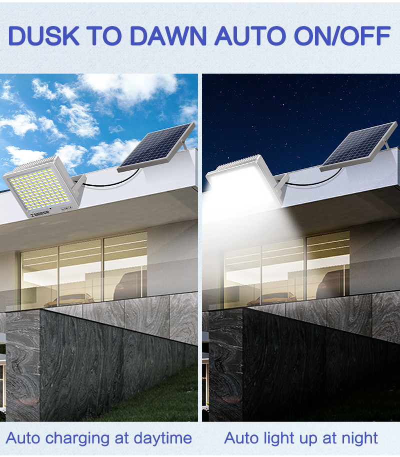 100W 200W Led Solar Floodlight Outdoor Lighting Solar Garden Lamp Led Flood Light for Garden Highway Spotlights With Remote