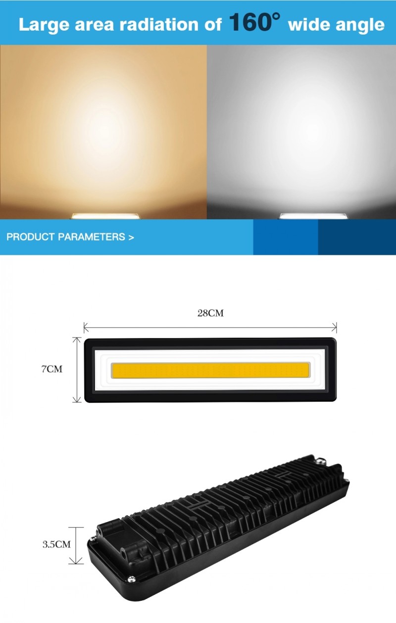 220V 240V LED Spotlight Outdoor Waterproof COB LED Flood Light 50W 100W 150W 200W IP66 Floodlights Garden Lawn Light Wall Lamp