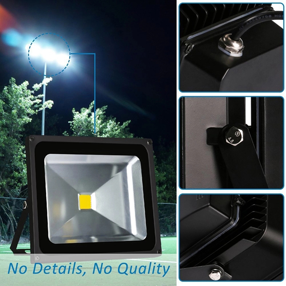 Flood Light LED 20W 30W 50W 100W 200W Outdoor WaterProof IP66 85-265V Projector Spotlight Wall Lamp for Garden,Yard,Square