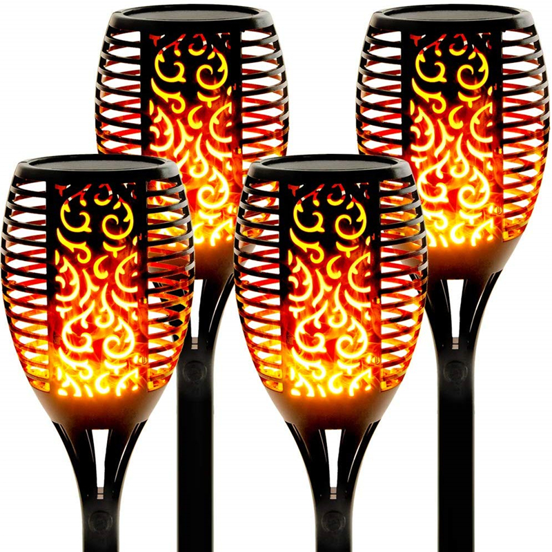 Solar Flame Flickering Garden Lamp lawn Light IP65 Outdoor Spotlights Landscape Decoration Led Lawn Lamp for Garden Pathways