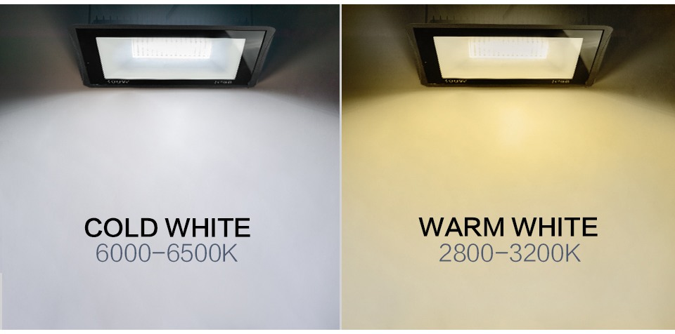 LED Floodlight PIR Motion 220V 10W 20W 30W 50W 100W Cold White Warm White WaterproofIP65 Black Outdoor Lighting Wall Street Lamp