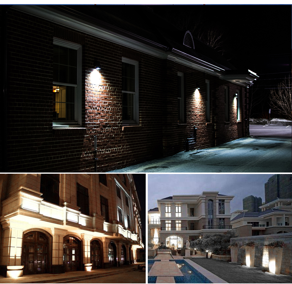 White shell Motion Sensor LED Flood Light 10W 20W 30W 50W 100W AC220V Floodlight IP65 Waterproof Projector garden Outdoor Light