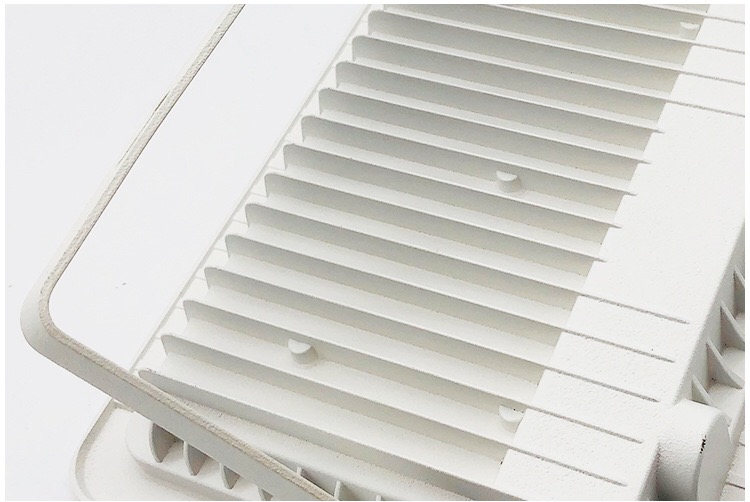 White shell spotlight Ultra Thin Led Flood Light Spotlight Outdoor AC220V IP65 Path Garden Street Gate Wall Lamp Flood Lighting