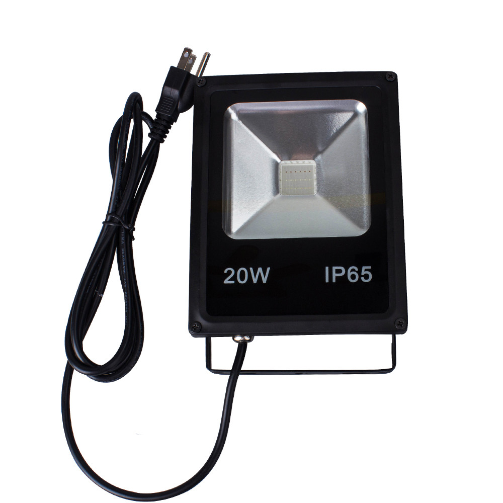 5PCS PACK LED Flood Light with Remote Control Outdoor Lighting 10W/20W/30W/50W RGB Color Changing LED Outdoor Garden Spotlight