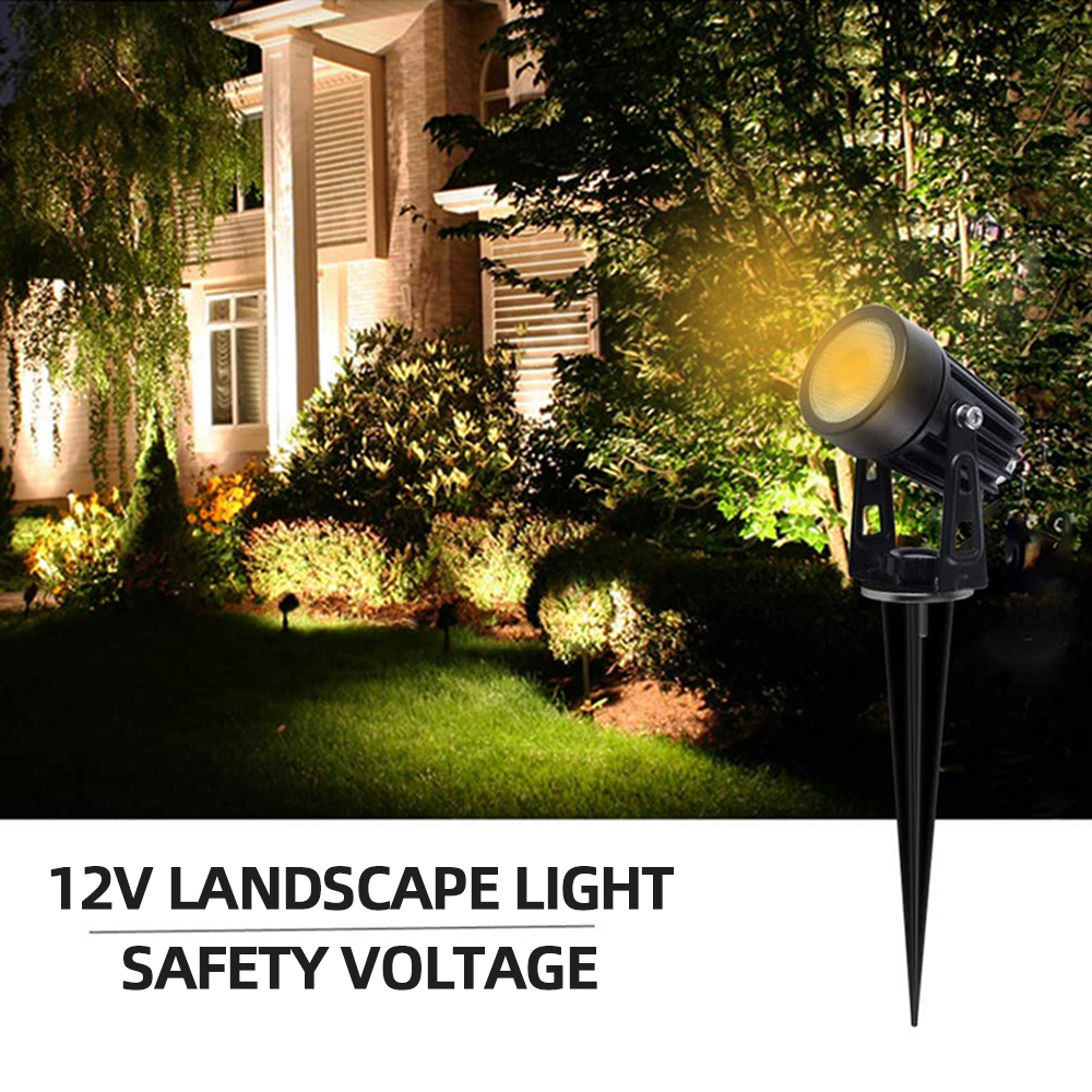 Outdoor Lawn Lamp Safety Low Voltage Street Lights IP65 AC100-240V Waterproof 2/4/6/10 in 1 Landscape Lighting Led Garden Lights